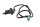 Side stand switch sensor cutout with cable and plug Suzuki SV 1000 S WVBX 03-07