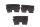 Tankgummi buffert dämpare fäste sats 3 st BMW R 1200 GS K25 0307 R12 04-07
