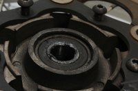 Front wheel spoked rim Akront brake discs hub Moto Guzzi California III VW 87-93