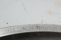 Front wheel spoked rim Akront brake discs hub Moto Guzzi California III VW 87-93