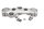 Tija superior horquilla puente dirección BMW G 650 Xcountry E65X 0164 K15 07-10