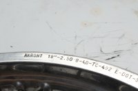 Rear wheel rim spoked 2.50x18 brake disc hub Moto Guzzi California III VW 87-93