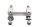 Handlebar riser clamp mount bracket holder KTM Super Moto 950 LC8 SM950 05-08