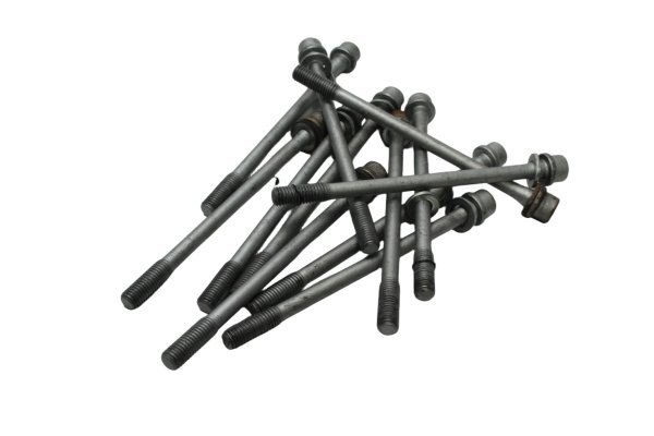 Cylinder head bolts set with washers engine Kawasaki ZZR 600 ZX600E1-3 93-95