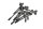 Cylinder head bolts set with washers engine Kawasaki ZZR 600 ZX600E1-3 93-95