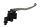 Levier dembrayage avec support cocotte gauche Kawasaki ZR 7S ZR750F H 01-04