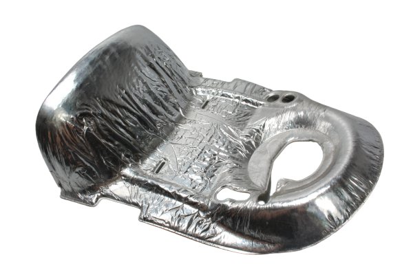 Fuel tank heat shield insulation guard cover under Suzuki SV 650 S WVBY 03-06