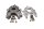 Oliepomp met deksel rotoren bouten motor BMW R 1100 GS Enduro/Reiseenduro 93-99