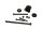 Support moteur silentbloc vis fixation kit gauche Kawasaki ZR 7S ZR750F H 01-04