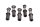Vis couronne boulons fixation pignon arrière KTM Super Moto 950 LC8 SM950 05-08