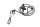 ABS Sensor vorne Raddrehzahl Impulsgeber Kabel BMW K 1200 GT K41 0548 02-05