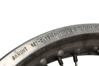 Ruota anteriore cerchio a raggi 18 Akront Moto Guzzi California III VW 87-93