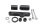 Kraschpuckar frame sliders ramskydd fäste höger Suzuki SV 1000 S WVBX 03-07