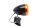 Blinker LED bullet svart orange lampglas hållare Harley-Davidson universell