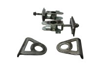 Chain adjuster blocks axle plates set rear left right Suzuki SV 650 S WVBY 03-06
