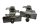 Chain adjuster blocks axle plates set rear left right Suzuki SV 650 S WVBY 03-06