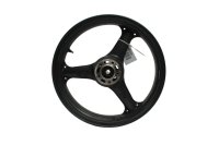 Etuvanne pyörä 17x3.50 tuumaa 3-puolainen musta Kawasaki ZR 7S ZR750F H 01-04