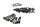 Moottorin pultit ruuvisarja aluslevyt kiinnikkeet BMW R 1200 S K29 0366 06-08