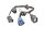 Kablage insprutare spridare kabelstam gasspjällshus Honda CBR 900 RR SC50 02-03