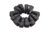 Ryckdämpare gummiblock drevhållare hjulnav sats bak Honda CBR 900 RR SC50 02-03