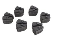 Ryckdämpare gummiblock drevhållare hjulnav sats bak Honda CBR 900 RR SC50 02-03