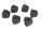 Ryckdämpare gummiblock drevhållare hjulnav sats bak Honda CBR 900 RR SC50 02-03