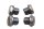 Tappi testata viti chiusura motore serie 4 pezzi Suzuki GSX 1100 G GV74A 91-96