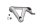 Scheinwerferhalter Lampenhalter rechts BMW G 650 Xcountry E65X 0164 K15 07-10