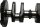 Crankshaft with primary drive gear engine motor Kawasaki ZZR 600 ZX600E1-3 93-95