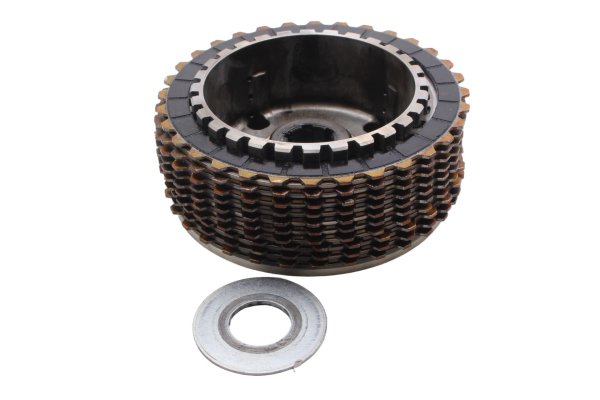 Clutch hub inner basket with friction plates set Suzuki GSX 1100 G GV74A 91-96