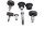 Gomas soporte depósito casquillos tornillos KTM Super Moto 950 LC8 SM950 05-08
