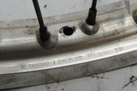 Etupyörä vanne 21x1.85 Takasago pinnat Kawasaki KLR 650 Tengai KL650A/B 89-94