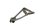 Footrest bracket pillion peg hanger rear right BMW R 1200 S K29 0366 06-08