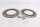 Brake discs rotors pair bolts front left right Suzuki GSX 1100 G GV74A 91-96