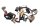 Kabelstam kablage el säkringsdosa relä kontakter Honda CBR 900 RR SC50 02-03
