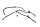 Bromsslang sats fram med fördelare bromsledning Honda CBR 900 RR SC50 02-03