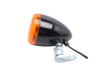 Blinkers körriktningsvisare bullet svart orange fäste Harley-Davidson universell