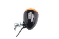 Blinkers körriktningsvisare bullet svart orange fäste Harley-Davidson universell