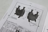 Styrförhöjare rörstyrsadapter MV par BMW K 100 RS 4 Ventiler K589 0523 89-92