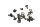 Jarrulevyn pultit ruuvit sarja etu taka aluslaatat BMW R 1200 S K29 0366 06-08