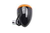 Blinker bullet körriktningsvisare svart orange glas Harley-Davidson universell
