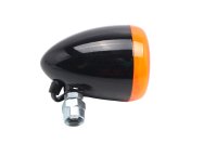 Blinker bullet körriktningsvisare svart orange glas Harley-Davidson universell