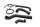 Manguitos radiador kit tubos refrigeración abrazaderas BMW K 100 K100 K589 82-88