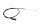Cable de embrague Bowden sirga mando transmisión negro BMW K 100 K100 K589 82-88