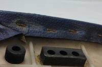Asiento sillín cojín tapizado funda azul Honda XRV 750 Africa Twin RD04 90-92