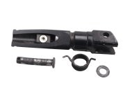 Voetsteun bestuurder links voor met veer pen en ring Honda CBR 900 RR SC50 02-03