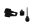 Vis de réglage phare optique hauteur faisceau levier BMW R 1200 S K29 0366 06-08