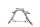 Bagramme subframe sædeholder sædebøjle hækparti Suzuki SV 1000 S WVBX 03-07