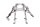 Bagramme subframe sædeholder sædebøjle hækparti Suzuki SV 1000 S WVBX 03-07