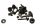 Koffersteunen bagagedrager set links rechts Honda XRV 750 Africa Twin RD04 90-92